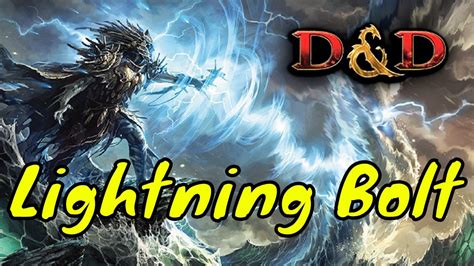 Lightning Bolt Dandd 5e Spell Youtube