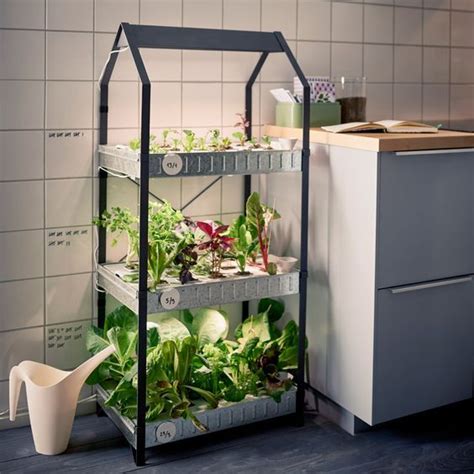 Eliooo is an instruction book about how to build a hydroponic system to grow plants, herbs, or vegetables in your apartment, using ikea components. Ikea introduce a hydroponic indoor gardening kit | Indoor vegetable gardening, Indoor gardening ...