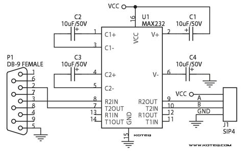 Rs232 Max232 Interface Module Electronics