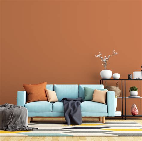 Peel And Stick Wallpaper Soft Orange Solid Color Wallpaper Etsy