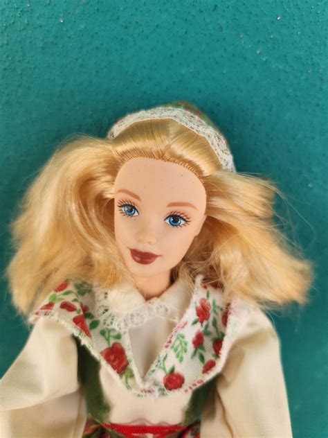 mattel swedish barbie dolls of the world barbie doll no box etsy