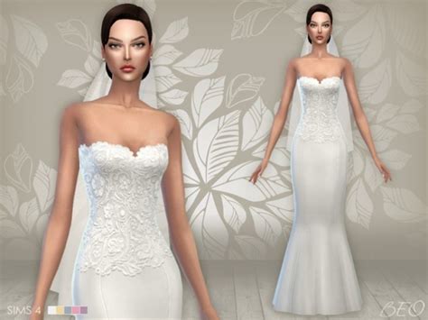 Wedding Dress Veil At Beo Creations Sims Updates