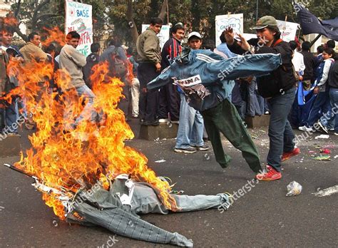 Peruvian Judiciary Arm Government Employees Burn Editorial Stock Photo Stock Image Shutterstock