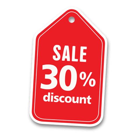 30 Percent Discount Sale Tag Transparent Png And Svg Vector File