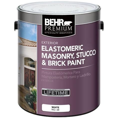 Behr Premium Gal Elastomeric Masonry Stucco And Brick Exterior