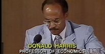 User Clip: Donald J. Harris, May 26, 1989, C-SPAN | C-SPAN.org