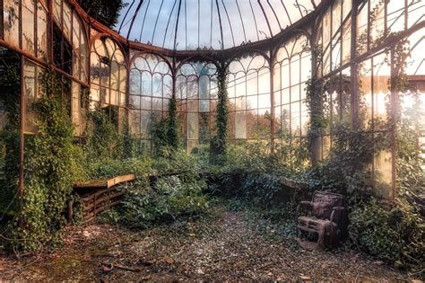 Abandoned And Overgrown Greenhouse Photo By Andy Schwetz 2048x1365
