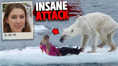 This Starving Polar Bear Brutally Attacks This Girl Youtube