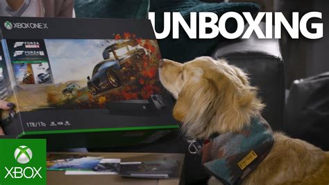 Unboxing Xbox One X Forza Horizon 4 Bundle Dog Not