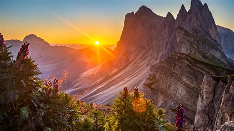 2560x1440 Sunrise At The Dolomites Italy 1440p Resolution Hd 4k