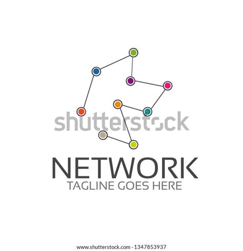 Networking Logo Template Stock Vector Royalty Free 1347853937