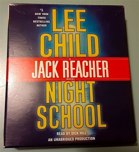 Jack Reacher Night School By Lee Child 2016 Audio Cd Unabridged Vg