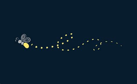 Firefly Flying With Trail Clipart Fireflies Abstract Illustration