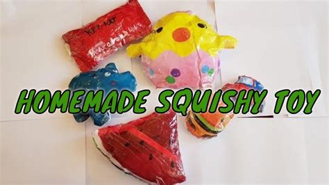 Squishy making - Squeezy toy for kids - YouTube