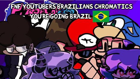 Fnf Youtubers Brazilians Chromatic Scales Pack Friday Night Funkin