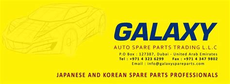 Galaxy Auto Spare Parts Trading Llc Dubai