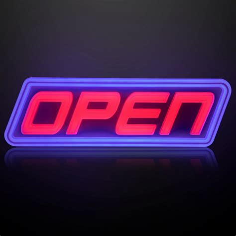 Super Bright Led Open Sign Stand Out With Ultra Bright Smd Leds In