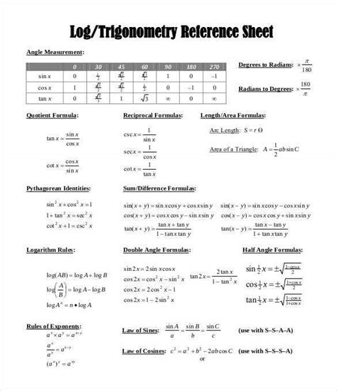 Reference Sheet Template 34 Free Word Pdf Documents Download