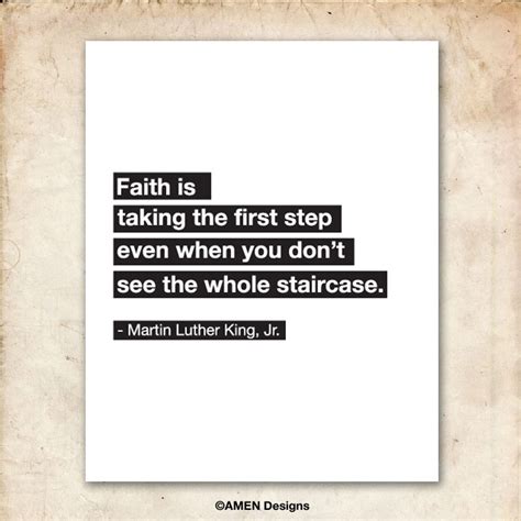 Martin Luther King Faith Quotes Quotesgram