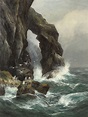 Peter Graham, R.A. (1836-1921) , Gulls off a rocky coastline | Christie's