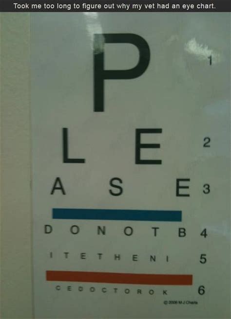 Funny Eye Charts Dump A Day