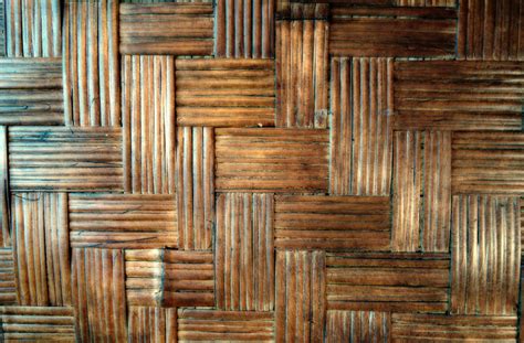Free Background Image Of ﻿woven Bamboo Wooden Floor