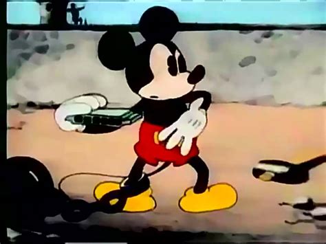 Mickey Mouse The Chain Gang 1930 Hd Colorized Youtube