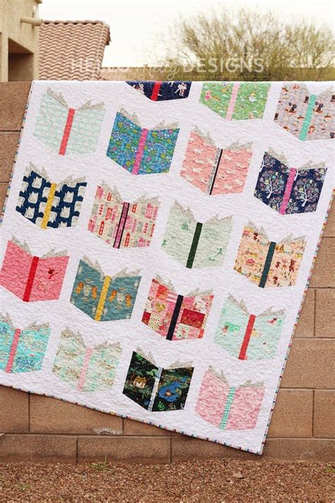 Book Nerd Quilt Quilt Pattern Book Book Quilt Quilts