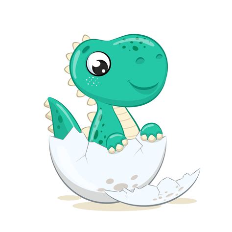Cute Baby Dinosaur Illustration Vector Cartoon Illustration 3242217