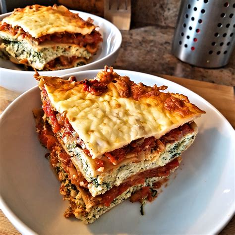 Spinach And Mushroom Lasagna Evelyn Chartres