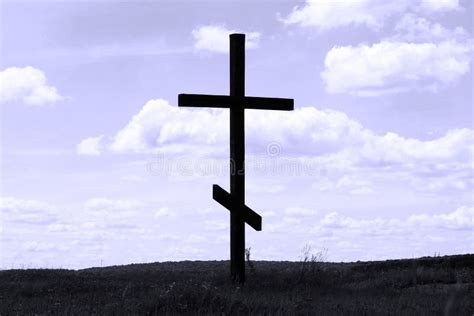 Christian Cross On Sky Background Stock Image Image Of Death