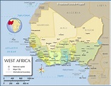 Political Map of West Africa - Nations Online Project