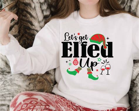 let s get elfed up svg christmas elf svg christmas ts etsy