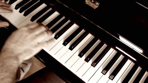 Piano Hands Pianist Playing Music Stock Footage Video