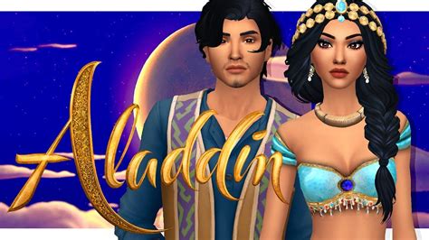 Jasmine And Aladdin Sims 4 Disney Create A Sim Youtube