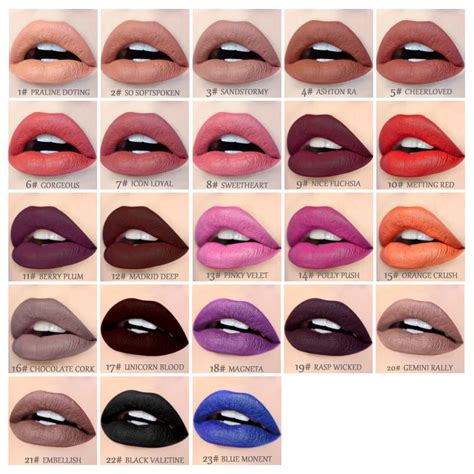 12pcslot Imagic Lip Gloss Lipstick Kit Rare Lip Paint Matte Lipstick