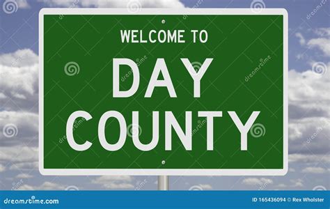 Road Sign For Day County Stock Photo Image Of Trip 165436094