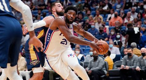 Joel Embiid Furkan Korkmaz Help 76ers Beat Pelicans