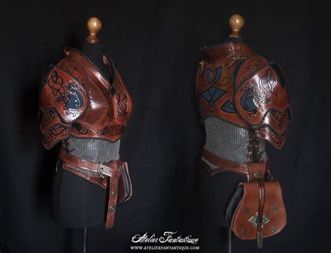 Aslaug Armor 4 By Atelierfantastique Armor Female Armor Leather Armor