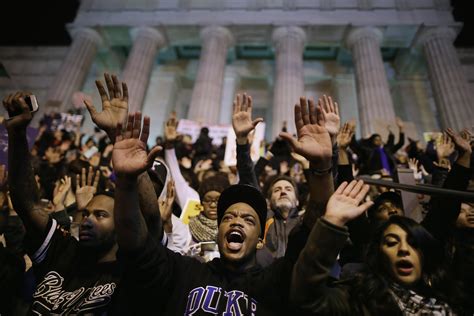 Ferguson Eric Garner And The Hands Up Dont Shoot Revolution Time