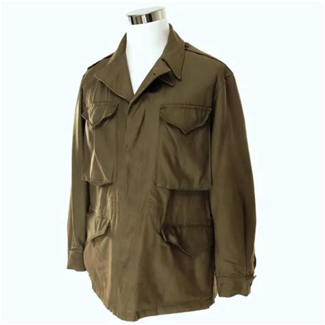 Vintage Us Army M 1943 M43 Field Jacket 1945 Ww2 Size 36r £19267