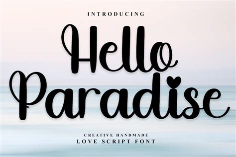 Hello Paradise Font By Inermedia Studio · Creative Fabrica