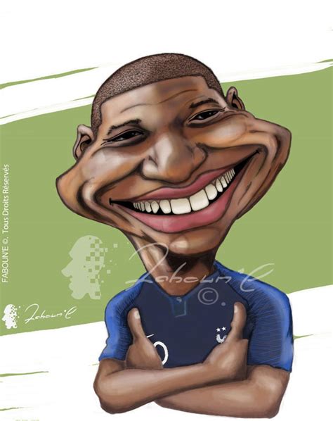 Mbappe Caricature On Behance
