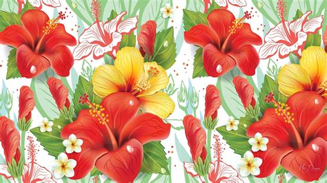 54 Hibiscus Desktop Wallpaper On Wallpapersafari