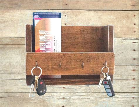 It starts with a simple c shaped shelf done in a clean white paint. This item is unavailable | Etsy | Wooden key holder ...