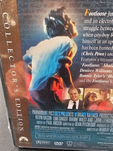 footloose dvd 1984 widescreen collector s ed 2004 special features new sealed ebay
