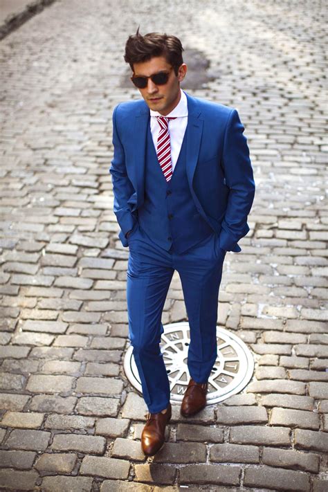 tie to wear with blue suit encycloall