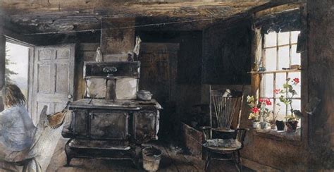 Peter Vilhelm Nielsen Drybrush Watercolour Andrew Wyeth Hoar Frost