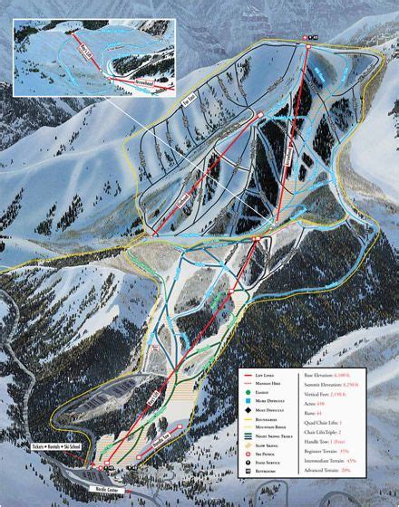 Oregon Ski Resorts Map Trail Map Sundance Resort Trail Maps Trail Maps