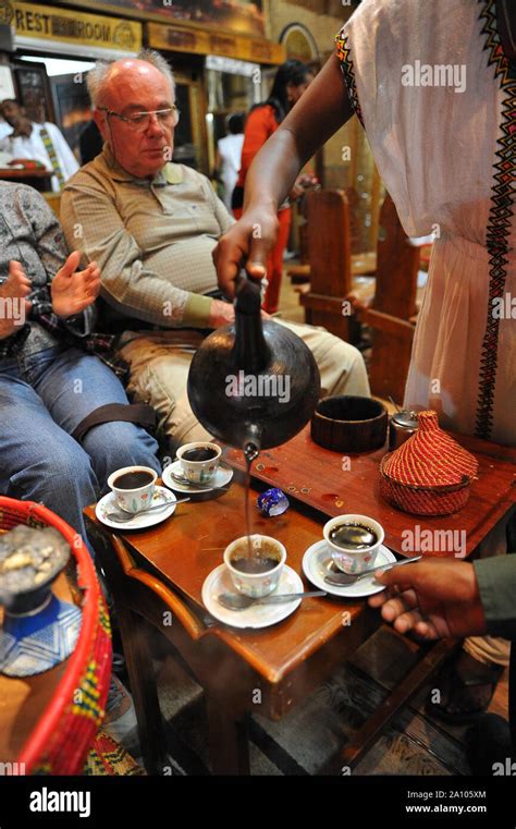 Addis Abeba Coffee Ceremony Stock Photo Alamy